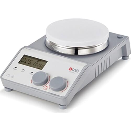 LCD Digital Hotplate Magnetic Stirrer with sensor, stainless steel with ceramic coated hotplate, Dlab MS-H-PRO+ Max.capacity 20L