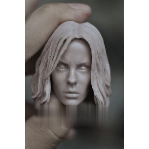 Unpainted 1/6 Scale Selena Head Sculpt Model For Action Figure Doll Soldier Accessories Painting Exercise No.207