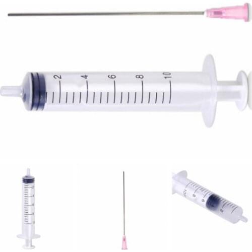 10ml syringe set with 1.5 inch blunt tip needle Slip Syringe Glue Applicator Multi-functional