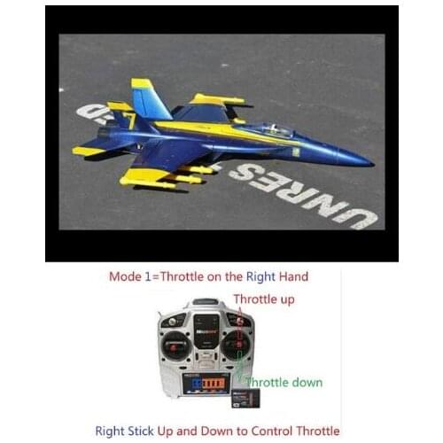 RC EDF Jet Plane Radio Control Aircraft Toy Mini F18 50mm Ready To Fly RTF NO Battery Version