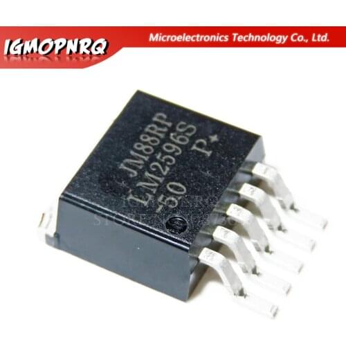 10pcs LM2596S-5.0 LM2596 LM2596S Voltage Regulators - Switng Regulators 150 KHZ 3A EP-DOWN VLTG REG TO-263-5