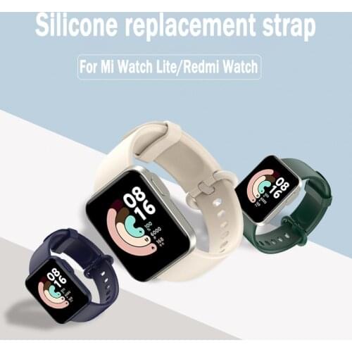 Silicone Bracelet For Redmi Watch Wrist Strap For Xiaomi Mi Watch Lite strap Accessories Replacement Sport Watchband