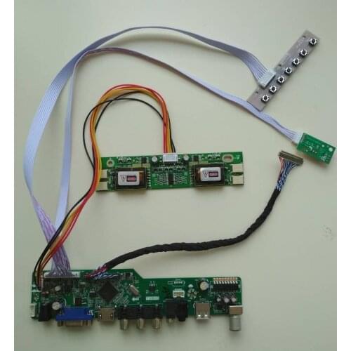 For M220Z1-L06/L01/L02/L03 TV AV LCD LED USB VGA AUDIO 4 CCFL lamps Controller Board For 30pin 22.0" VA 168×1050 display panel