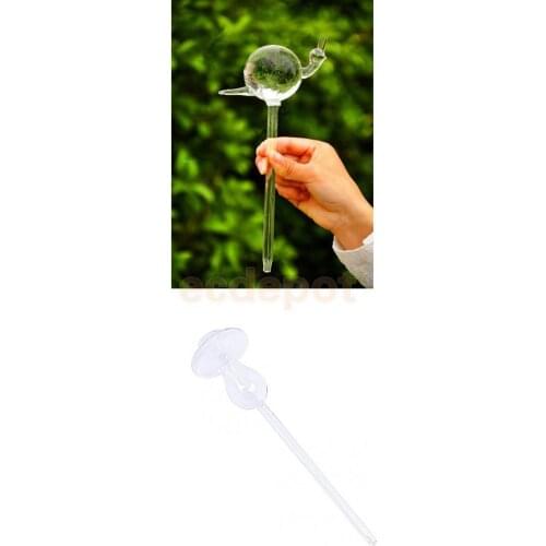Snail + Mushroom Glass Watering Cans Sprayers drip irrigation emitter automatic