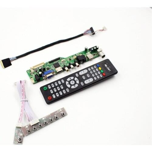 LCD TV controller board support TV AV VGA Audio USB HDMI-Compatible for 17.3 inch 1600x900 LP173WD1-TLA3 LP173WD1-TLB2 TLD3 TLC3
