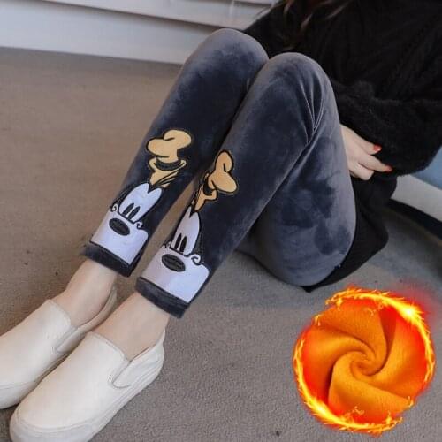 Winter Maternity Leggings Warm Trousers Plus Velvet Clothes Pregnancy Pants For Pregnant Women Thickened Leggings Clothing Pants