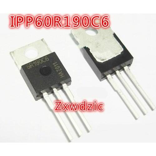 5pcs IPP60R190C6 TO-220 6R190C6 60R190 TO220 600V 18A new original