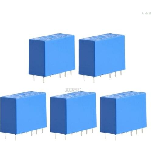5Pcs/Set SMIH-12VDC-SL-C Relays 12V 16A 250V 8 Pin One Conversion M09 dropship