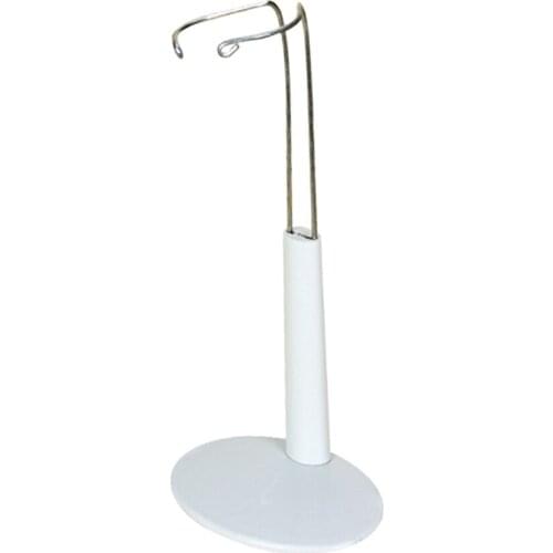 White Adjustable Doll/Bear Stand Display Holder Base 7.9-10 inch for Teddy Bear Adjustable Height