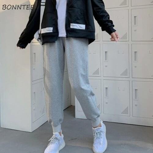 Pants Women Harem High Waist Trousers Oversize Casual Summer New Elastic Solid Basic Retro Loose Preppy Style Harajuku All-match