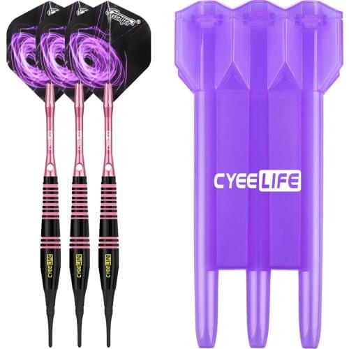 CyeeLife 3pcs professional Soft Tip Darts 18g Dart Indoor Sports Needle Throwing Tip Sporting Game 4 colour