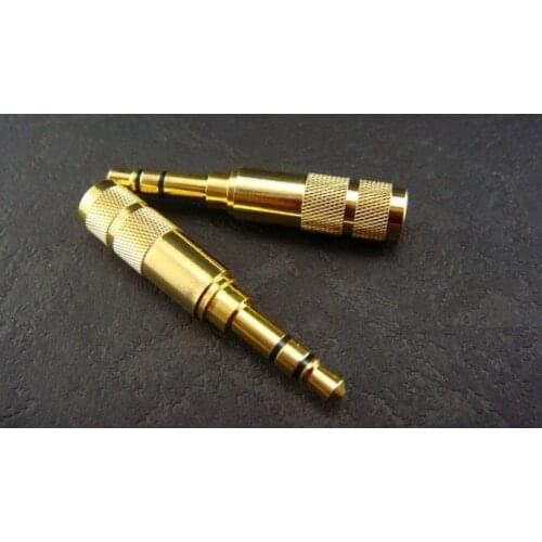 DIP 3 pole 3.5mm gold-plated plug 3.9mm tailmouth Headphone plug 5pcs