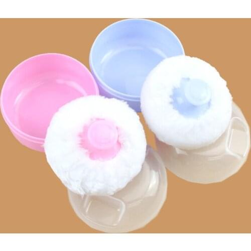 Perfect Baby Soft Face Body Cosmetic Puff Sponge Bath Powder Container Box Case