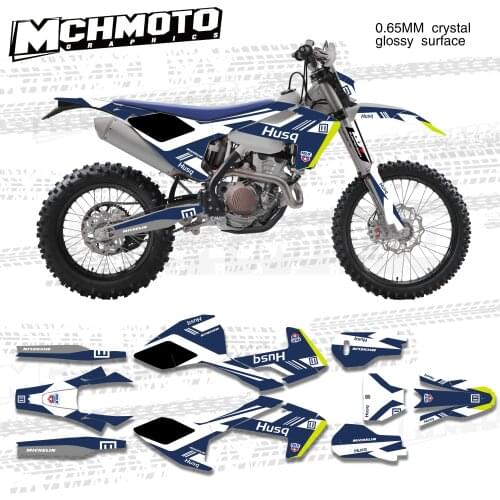MCHMFG Motorcycle Team Graphic Decal & Sticker Kit DECO For Husqvarna TE FE TX 2017 - 2019 TC FC TX 2016 2018 125 150 200 250 35