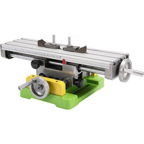 Small Cross Workbench Multi-function Drilling And Milling Machine Electric Drill Bracket Precision Bench Drill Sliding Table