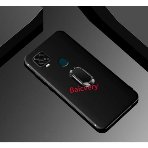 New Fashion Full Cover for ZTE A1 Alpha 20 Plus Metal Ring Holder Magnetic TPU Back Phone Case For ZTE A1 Alpha 20 Plus