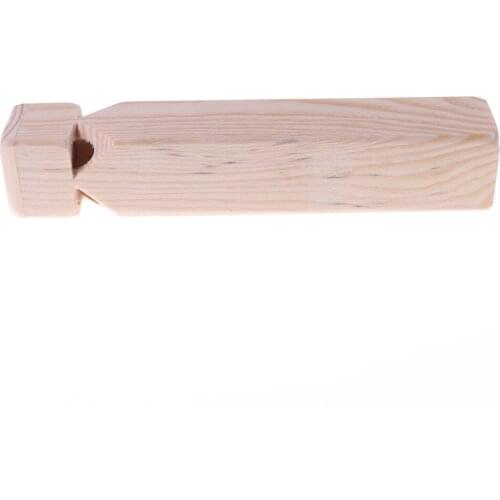 2018 New Wooden Train Whistle Locomotive Sound Warning Steam Wood Steam Train Whistle Toy 1PCS