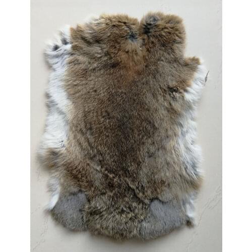 New full Pelt Genuine Rabbit Fur Raw Material Clothing Accessories Wholesale Original Rabbit Real Leather Fur Special Sale