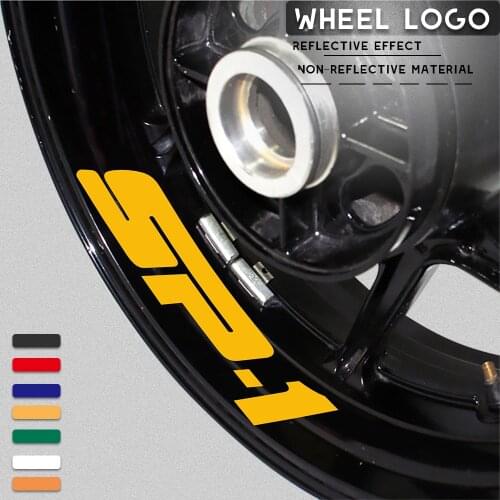 New Motorcycle tire sticker reflective belt bike decal decoration cool waterproof logo for HONDA SP-1 sp1 sp 1