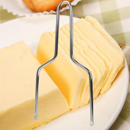 Butter Cutter Knife Board Cheese Slicer Stainless Steel Eco-friendly Multi Functional DIY Practical Durable
