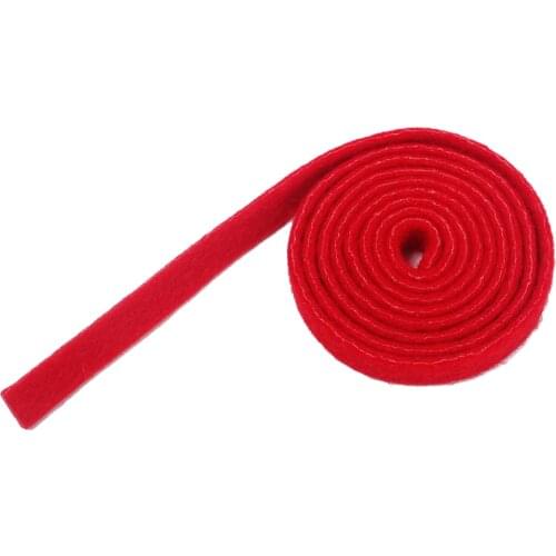 Practical Piano Tuning Felt Wool Temperament Strip Tapered Mute Piano Tuning Tools Accessories (Red)