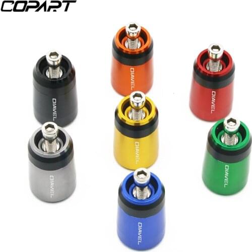 For Ducati Diavel 1199 1198 1098 848 1200 796 696 Motorcycle 7/8''22mm CNC Handlebar Grips Handle Bar Grip Ends Cover Cap Plugs