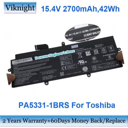 Replacement PA5331-1BRS Battery For Toshiba Portege A30-E sSeries A30-E-10N A30-E-120 Laptop Batteries 15.4V 2700mAh 42Wh