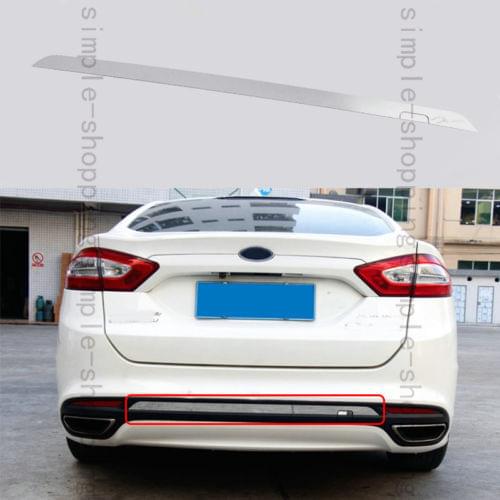 Stainless Auto Rear BUMPER GUARD Dec Cover Trim Fit For Ford Fusion Mondeo 2013