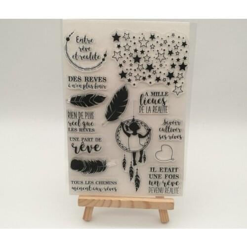 1sheet Des reves dream transparent stencil for DIY Scrapbooking photo album decorative sheets