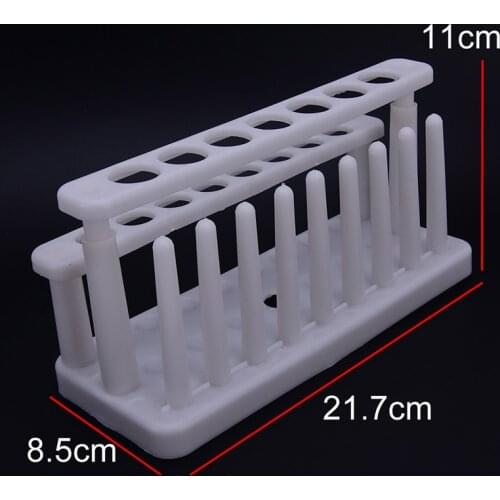 1pcs Plastic Test Tube Rack 15 Holes And 9 Pins Holder Support Burette Stand Lab Test Tube Stand Shelf