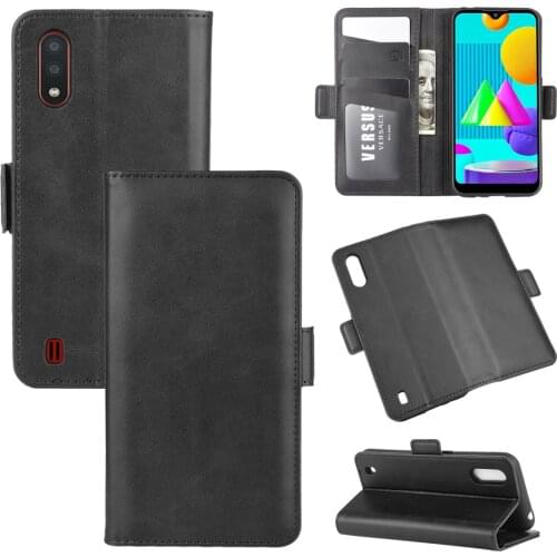 Case For Samsung M01 Leather Wallet Flip Cover Vintage Magnet Phone Case For Galaxy M01 Coque