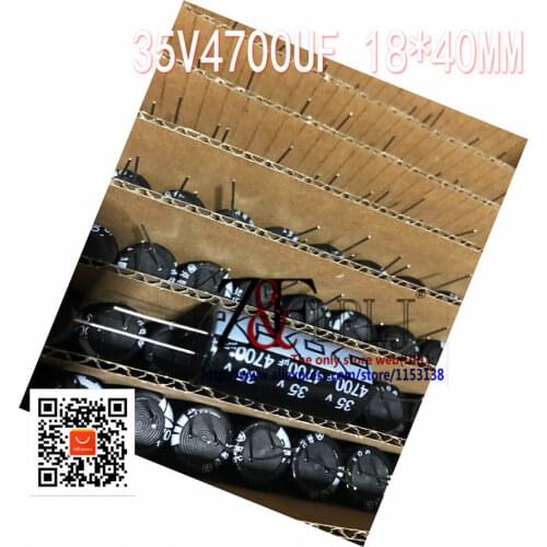 Electrolytic capacitor 35V4700UF 35V/4700UF 4700UF35V 4700UF 35V JH 18x40mm NEW Original 20PCS/LOT
