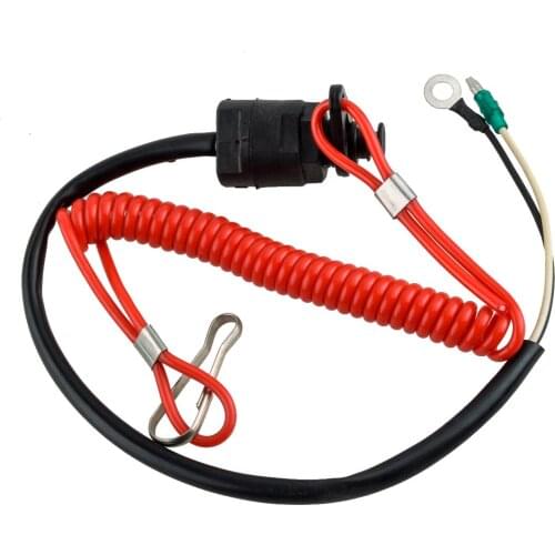 Boat 3mm Kill Switch Tether Cord Lanyard Fit For Marine Mercury Tohatsu Motorboat Outboard Motors Without Battery Electric Start
