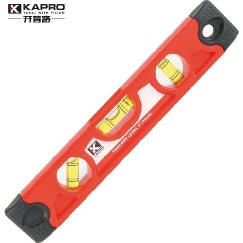 KAPRO Toolbox Magnetic Torpedo ruler Micro-precision Mini portable level water level indicator