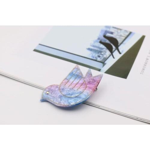 Mutilcolor Vintage Birds Hair Clip Peace Dove Hair Clip Swallow Women HAIR A ccessory