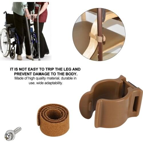 Multifunction Walking Stick Crutch Buckle Umbrella Holder Clip Fixing Accessory Walking Stick Buckle