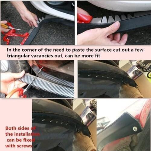 The New car sticker protector front bumper lip for Fiat bravo ducato linea freemont dobio Palio Siena viaggio