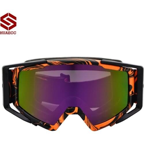 Motocross Motorcycle Goggles ATV Off Road Dirt Bike ATV Cruiser Eyewear Adult Helmet Goggles Glasses