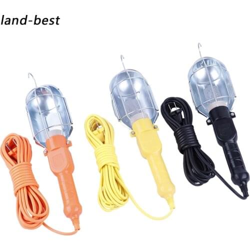 Portable COB LED Emergency Safety Work Light Flashlight Car Inspection Repair Handheld Work Lamp With 7m Line Hook Work Light