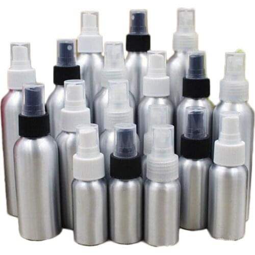 Travel Refillable Aluminium Spray Atomiser Bottle Metal Empty Perfume Bottles Essentials Container Travel Cosmetic Packaging Too