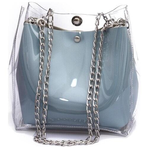 PVC Bags for Women 2019 Ladies Shoulder Crossboday Bags Summer New Designer Women Messenger Bags Tote bolsa feminina sac a main