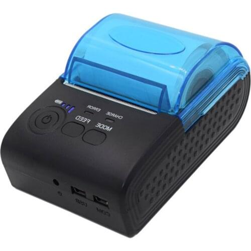 USB / Bluetooth Thermal Cash Receipt Printer POS Printing Instrument 57mm