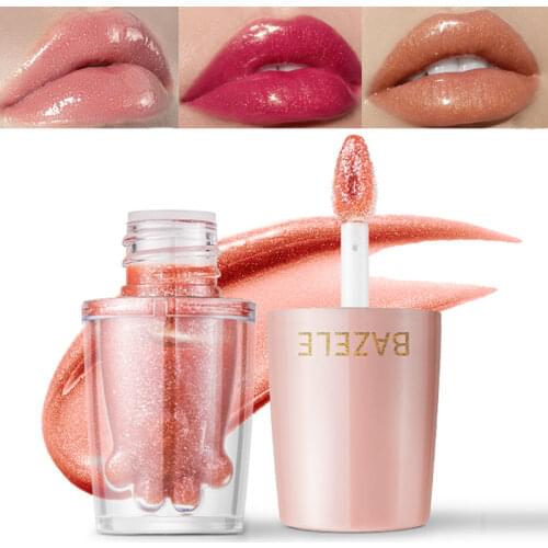 14 Colors Waterproof Matte Glitter Lip Gloss Velvet Long Lasting Moisturizing Lipstick Sexy Red Lip Balm Women Makeup Cosmetics