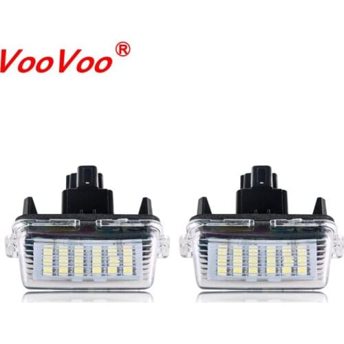 VooVoo 2pcs Error Free Car License Plate Lights LED Number Lamps 12V for Toyota Camry 2012-2016 Corolla Yaris 2012 LEVIN VIOS