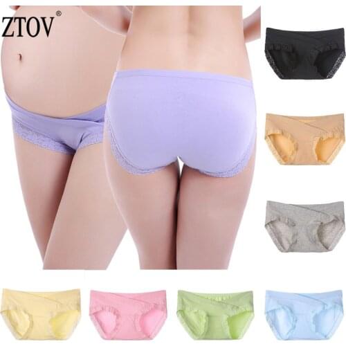 ZTOV 1 Pcs Pregnancy Underwear Maternity Panties Low Waist Briefs for Pregnant Women UnderPants Intimates Pregnancy Panties XXXL