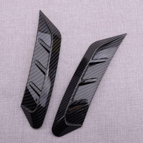 1 Pair Car Carbon Fiber Style Front Headlight Eyebrow Eyelid Cover Trim Frame ABS Fit For Audi B9 A4 2020