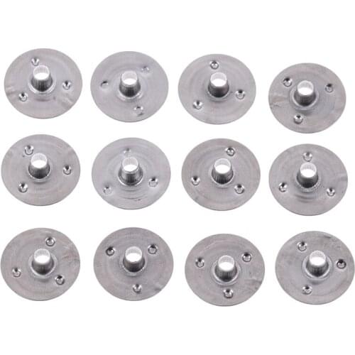 100pcs 12.5*2.5mm Waxed Candle Wick Metal Sustainers Holders Useful Tool Tools