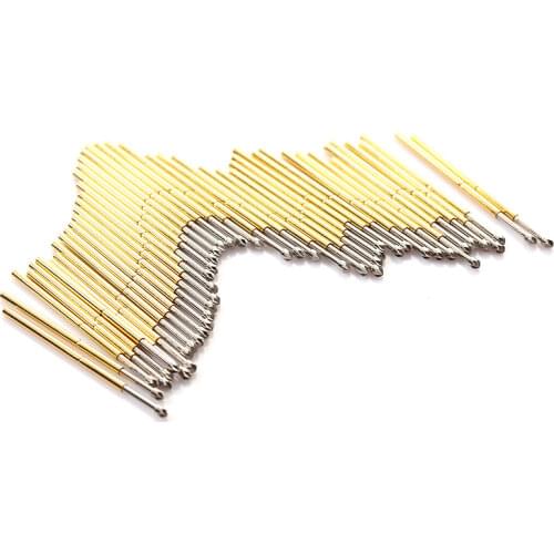 100PCS/package P100-LM2 Crown Head Spring Test Needle Needle Tube Outer Diameter 1.36mm for Circuit Board Inspection