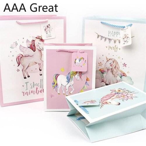 48Pcs/Lot Wedding Favors Candy Kids Party Favor Handle Supplies Candy Bag Birthday Packaging Present Party Pouches Christmas Bag