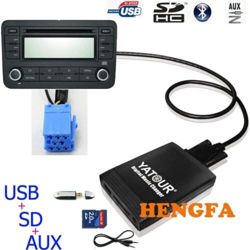 Yatour car mp3 player usb Digital CD Music Changer USB AUX adapter for Fiat 8-Pin alfa romeo Lancia Maserati Blaupunkt yt-m06